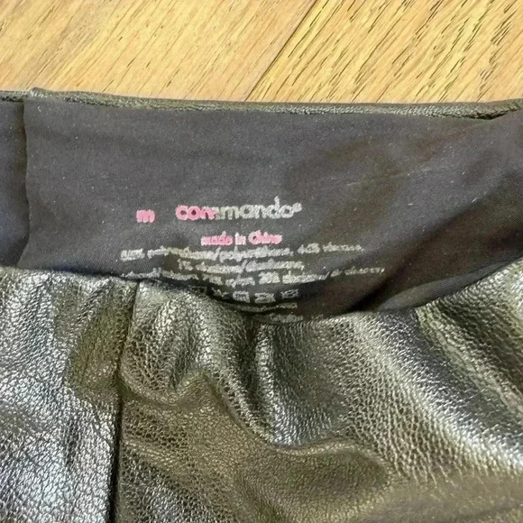Commando Perfect Control Faux Leather Legging Black Medium $118 - Picture 3 of 5